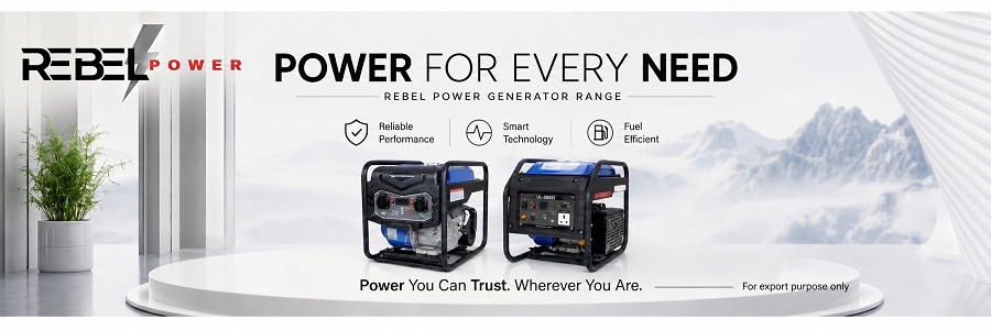 Rebel Power — Power For Every Need. Reliable Performance, Smart Technology, Fuel Efficient. Power you can trust, wherever you are.